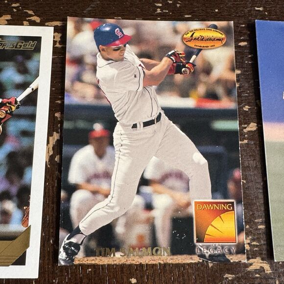 Tim Salmon 12 Card Lot With 1999 Topps Gold Label Baseball & Ted Williams Legacy - Picture 3 of 13